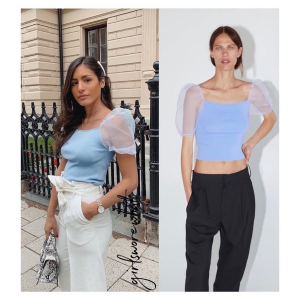 Zara Puff Sleeve Top